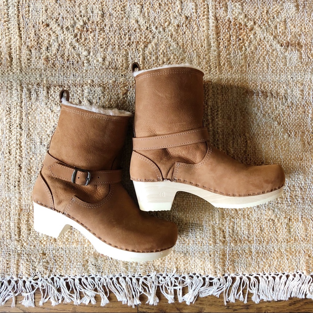 Sven Shearling Clog Boots